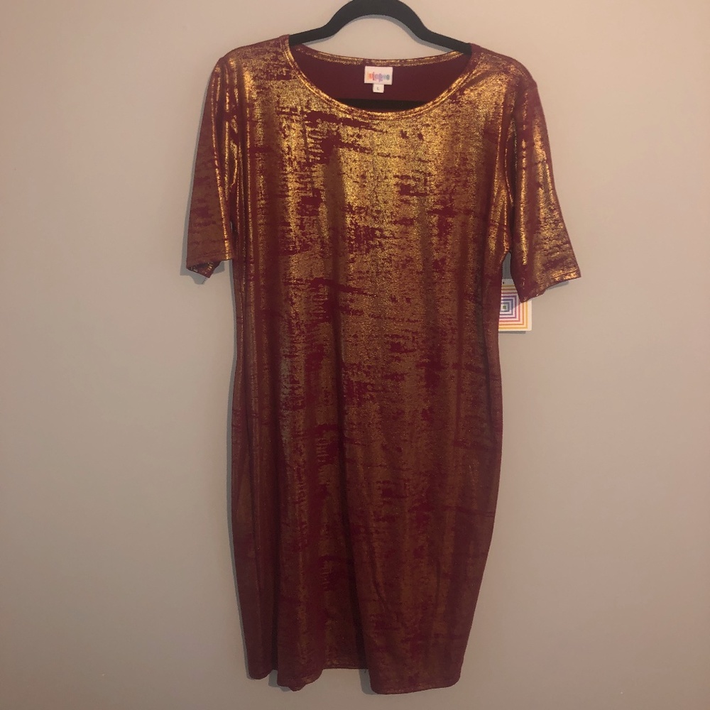 NWT LULAROE JULIA DRESS SZ LARGE